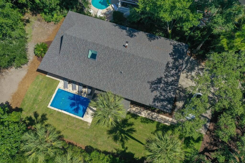 Luxury Beach House - 2Min Walk To Beach - Private Pool - Group & Dog Friendly Гілтон-Гед-Айленд Екстер'єр фото