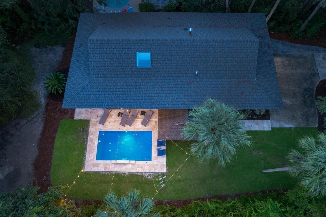 Luxury Beach House - 2Min Walk To Beach - Private Pool - Group & Dog Friendly Гілтон-Гед-Айленд Екстер'єр фото